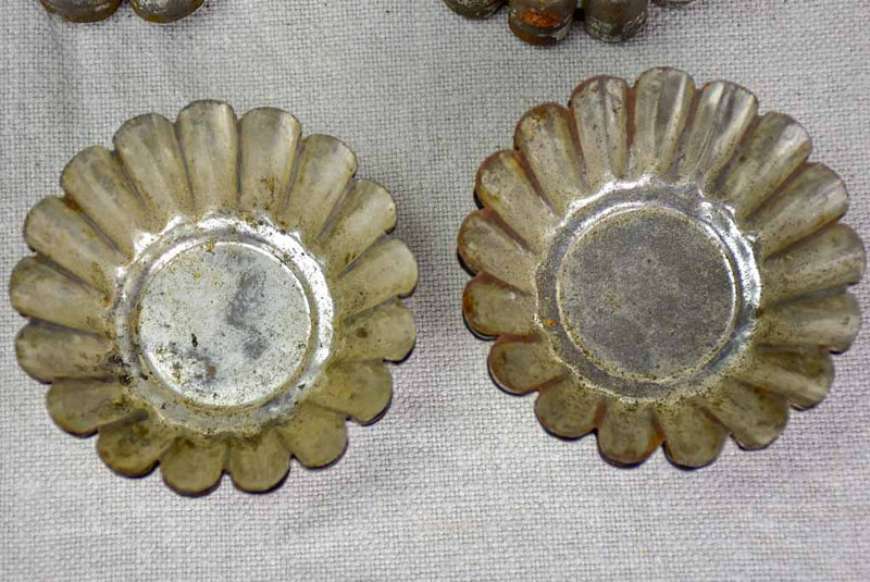 Collection of antique French cake molds