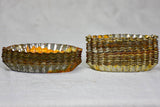 Collection of antique French cake molds - pointed oval 4¼"