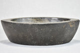 Dark stone mortar from the eighteenth century 11½"