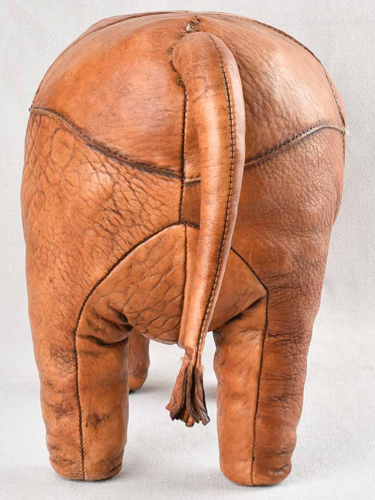 Unique Animal-Shaped Leather Footrest