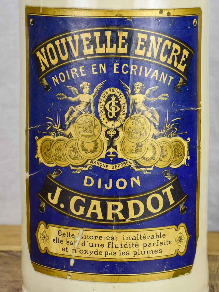 Large antique French ink bottle from Dijon 16½"