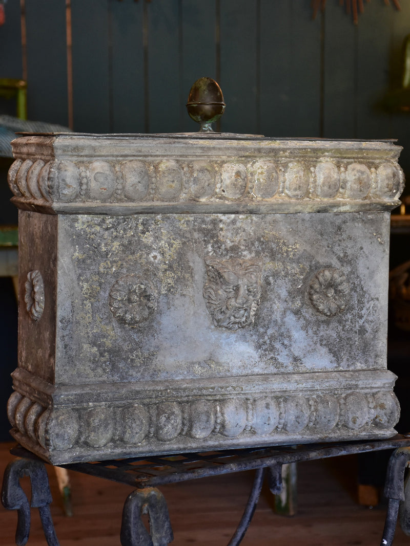Early 19th century French fountain in zinc
