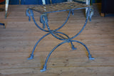 Vintage Iron French ‘x’ chair