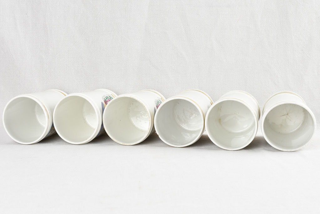 1870s porcelain containers with wear