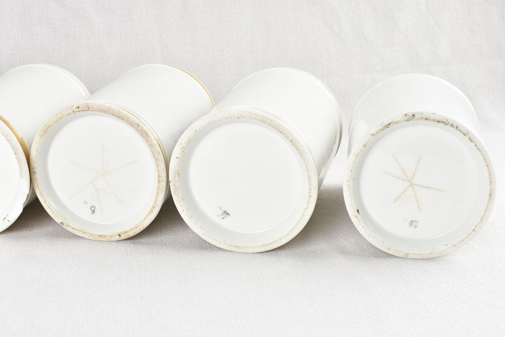 Vintage apothecary collection with replaced lid