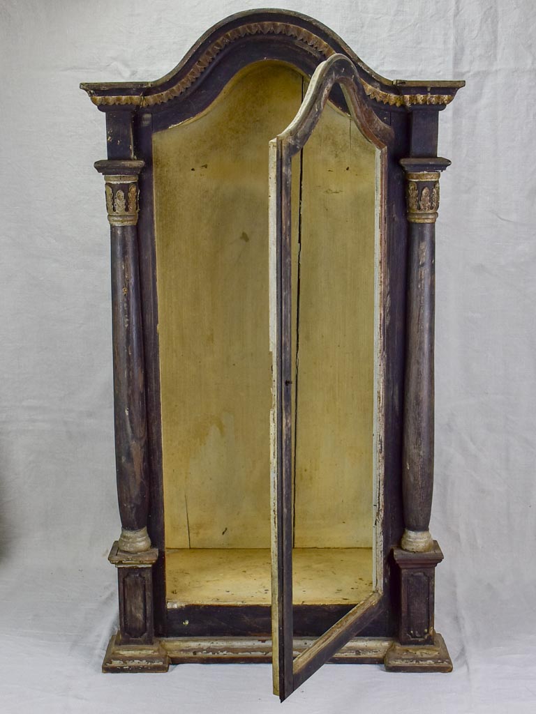 19th Century French display vitrine from a chapel 39½"