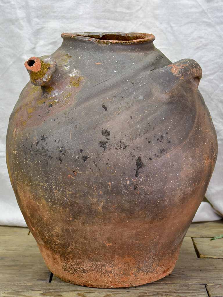 Antique French Olive Oil Pitcher