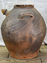 Rustic Olive Oil Jar from Auvergne
