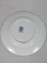 Moulin des Loups & Champagne Nord - 6 antique Ironstone plates and serving bowl