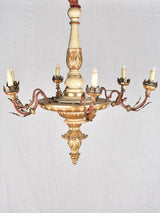 Classic beige-painted Italian chandelier