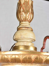Durable wood, timeless 19th-century chandelier 