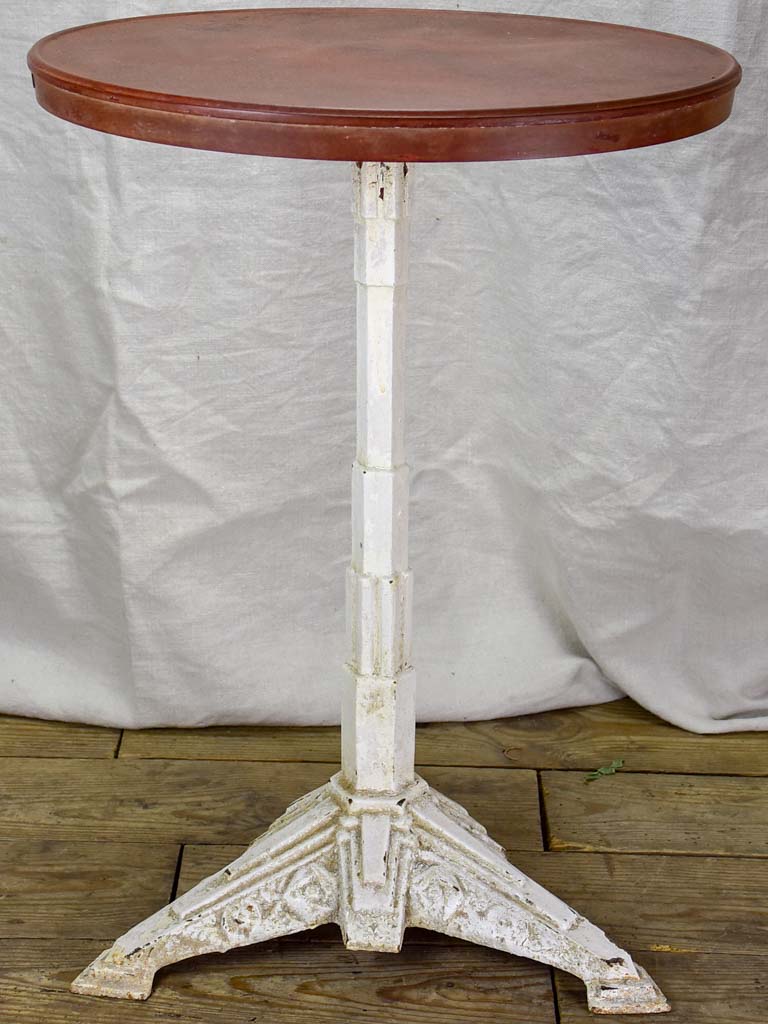 Superb Art Deco bistro table with Bakelite top
