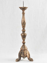 Classic Napoleon III wooden altar candlestick