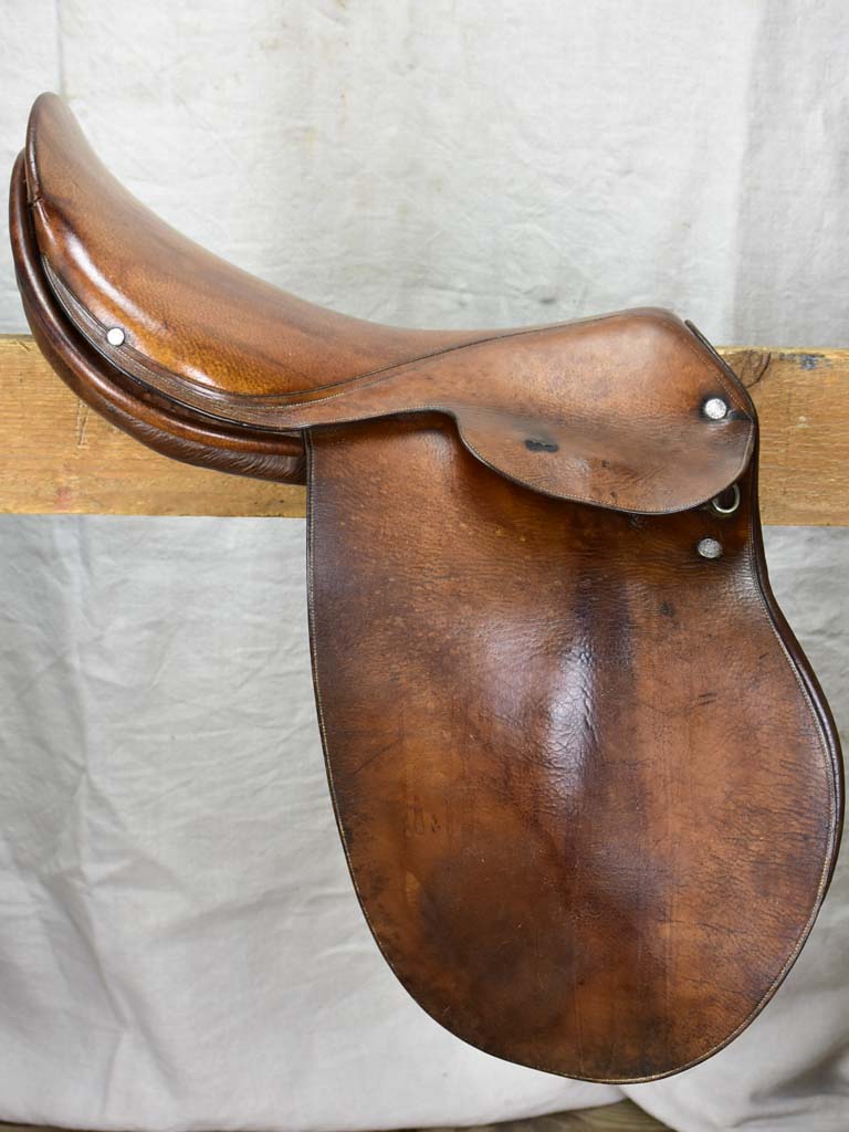 Rare antique French Hermes saddle from the military