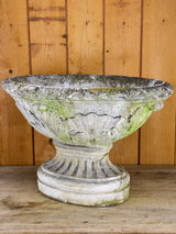 Antique oval French garden planter
