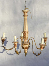 Pretty 5-light Italian chandelier from the late 19th century 19¼"