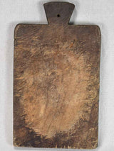Antique French cutting board - dark timber 9½" x 16¼"