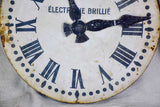 Mid century Electric Brillié industrial clock with original hands 19¾"