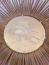 Mid Century Chaty Vallauris sunburst mirror 39 ½" diameter