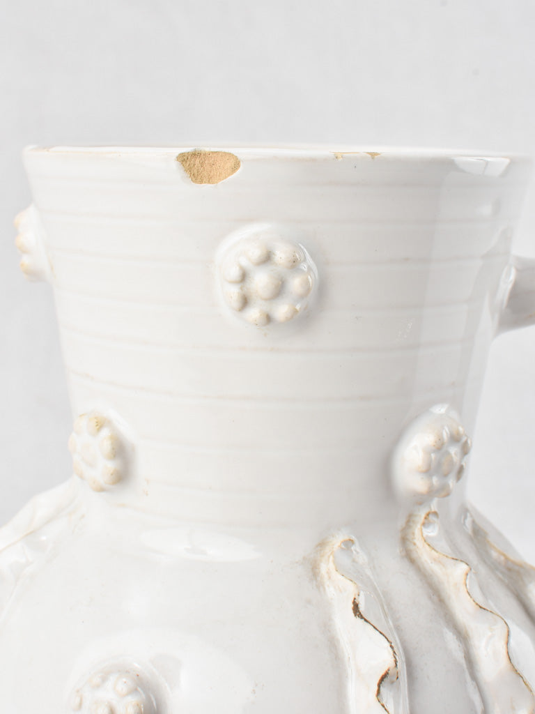 Rustic Tessier Vase with Chip Detail