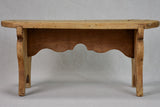 Vintage French wooden footstool