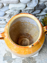 Very large 19th century French confit pot 14¼"