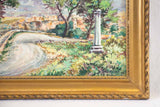 Landscape watercolor & gouache by D. Allemand (1906- ?) 14½" x 18"