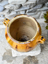 Large 19th century French confit pot 12½"