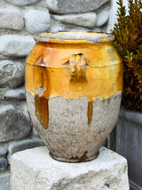 Large 19th century French confit pot 12½"