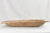 Crafted wooden trough with rustic charm