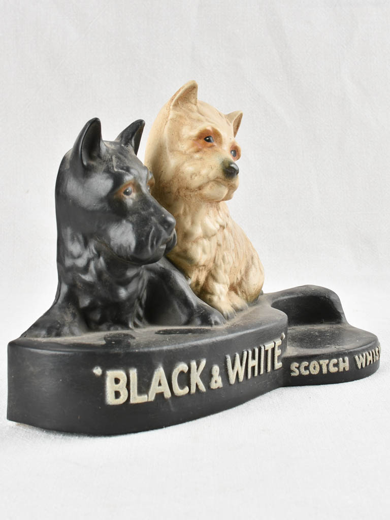 Black and White Whisky advertising display 13"