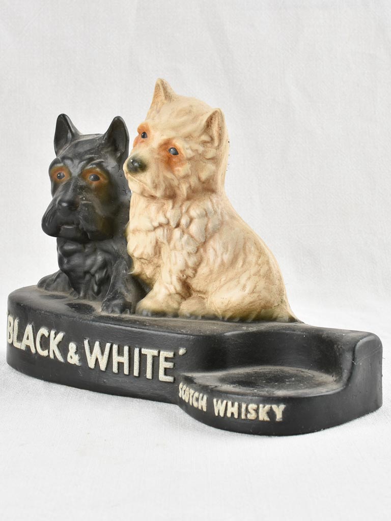 Black and White Whisky advertising display 13"