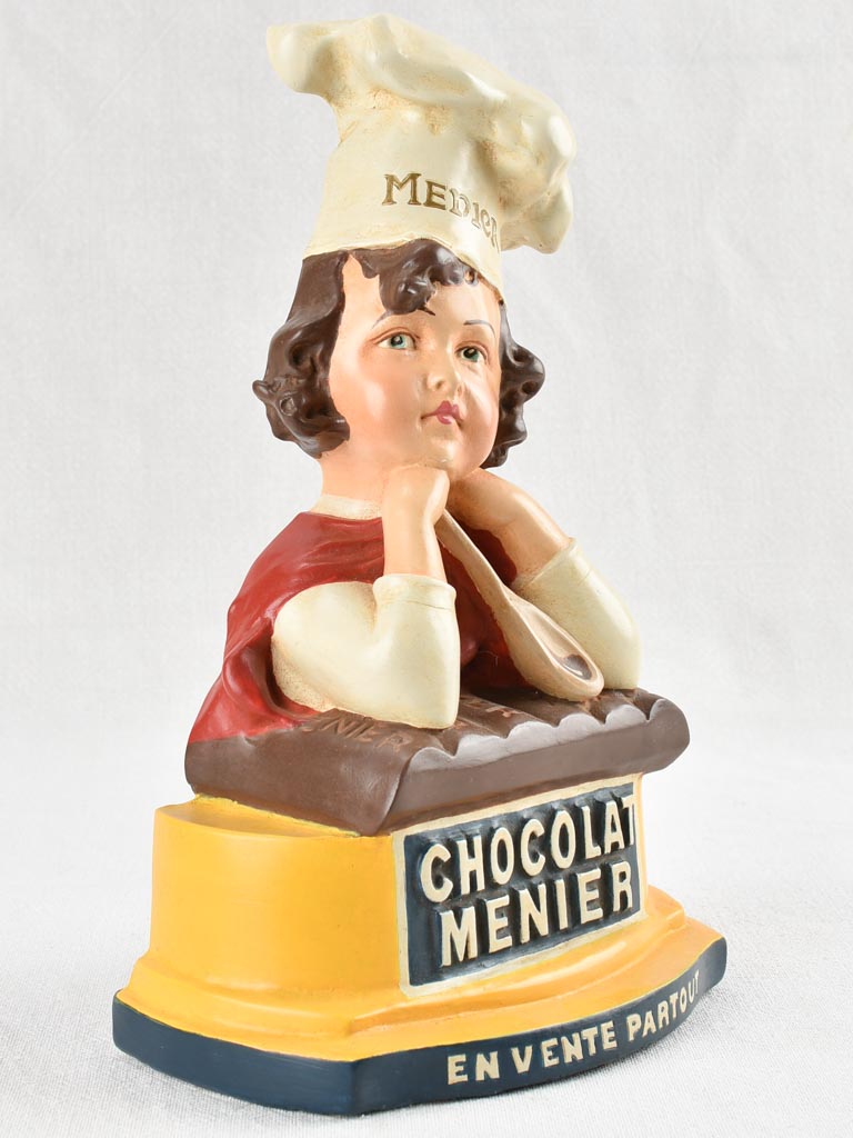 Vintage chocolate Menier advertising display 12½"