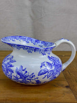 Antique French Gien pitcher