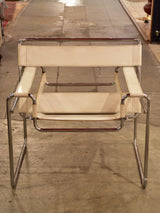 Armchairs (Marcel Breuer Wassily) white - pair