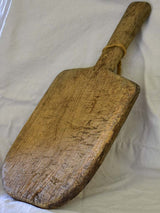 Rustic antique French cutting board with extra long handle 22½" x 9¾"