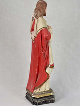 Large poly-chrome plaster religious statue of Jesus Christ 28"