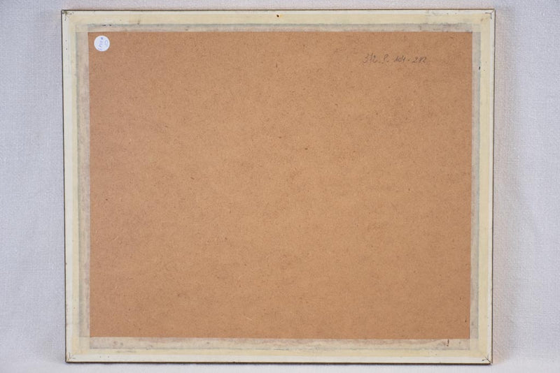 Allauch 81 D. Allemand (1906- ?) gouache & watercolor 15" x 18½"