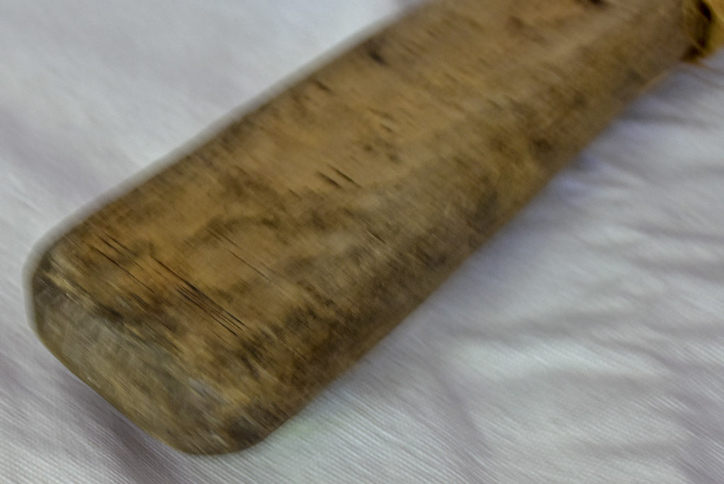 Rustic antique French cutting board with extra long handle 22½" x 9¾"