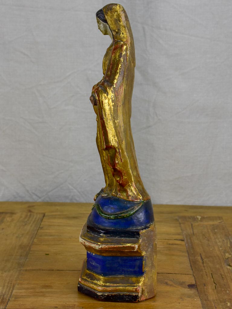 19th Century French statue of the Virgin Mary