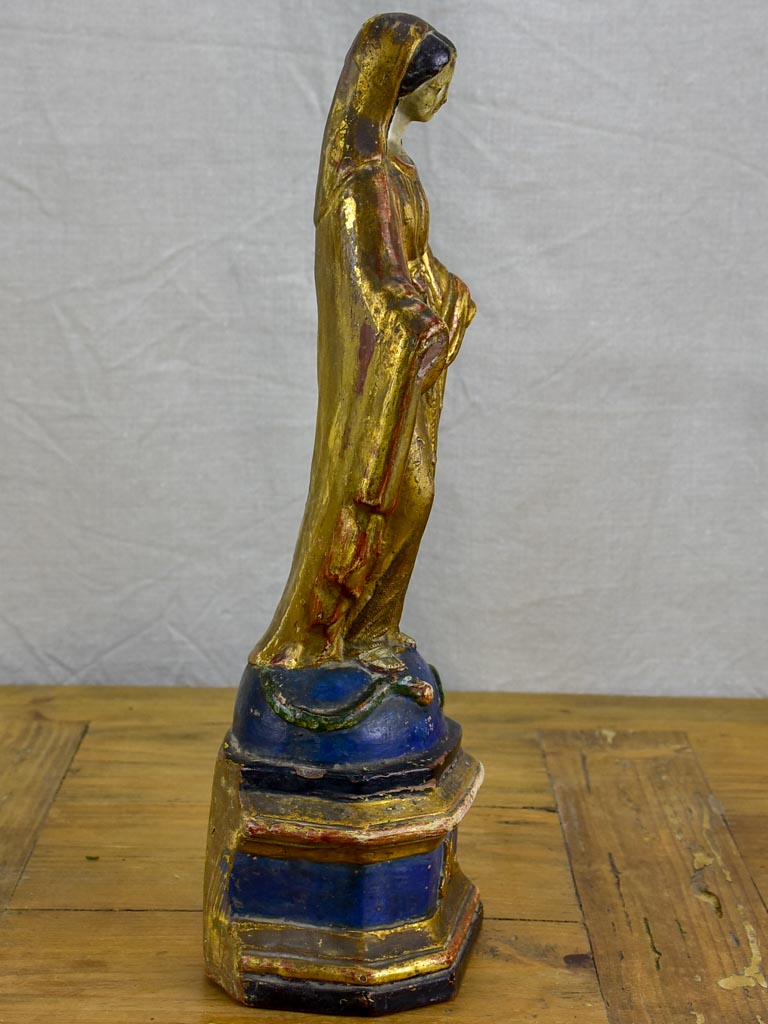 19th Century French statue of the Virgin Mary