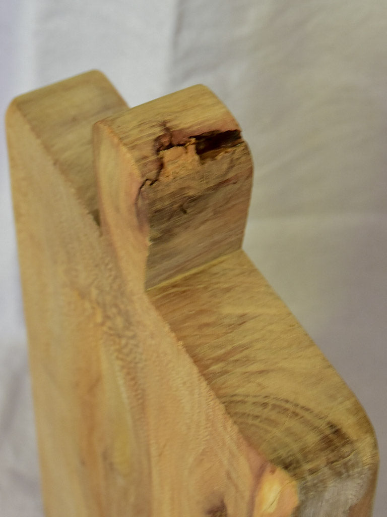 Mid century French cutting board - sanded 15¾" x 9"