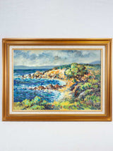 Giens peninsula D. Allemand (1906- ?) oil on board 20" x 26¾"