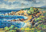 Giens peninsula D. Allemand (1906- ?) oil on board 20" x 26¾"
