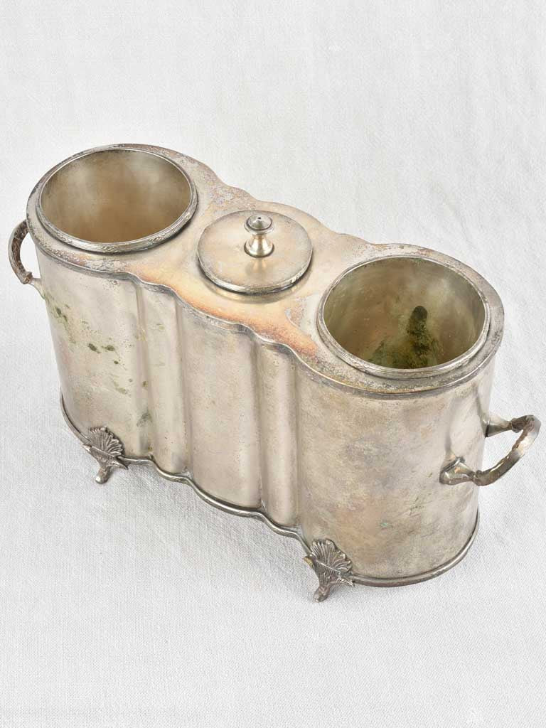 Vintage wine cooler from a restaurant