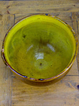 Antique French soup tureen with brown glaze