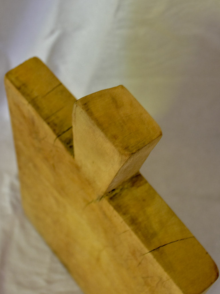 Classic mid century French cutting board - sanded 9¾" x 17¾"