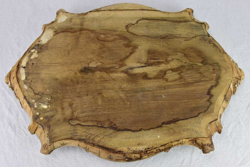 19th Century Rocaille style walnut tray 25½" x 17¼"