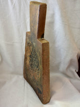Small antique French cutting board for herbs and garlic 14½" x 8¼"