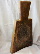 Small antique French cutting board for herbs and garlic 14½" x 8¼"